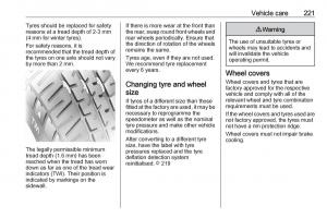 Opel-Grandland-X-owners-manual page 223 min