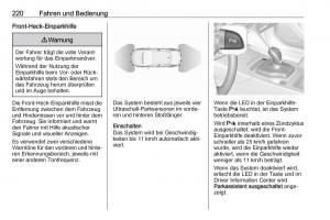 Opel-Insignia-B-Handbuch page 222 min