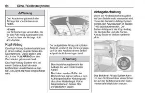 Opel-Insignia-B-Handbuch page 66 min