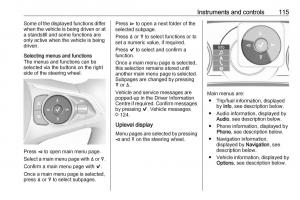 Opel-Insignia-B-owners-manual page 117 min