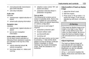 Opel-Insignia-B-owners-manual page 125 min