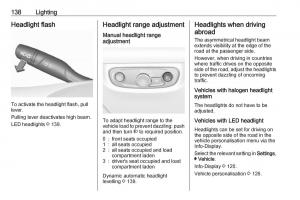 Opel-Insignia-B-owners-manual page 140 min