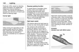 Opel-Insignia-B-owners-manual page 142 min