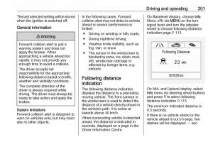 Opel-Insignia-B-owners-manual page 203 min