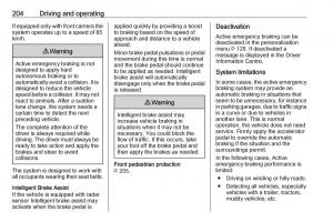 Opel-Insignia-B-owners-manual page 206 min