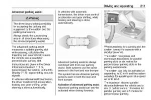 Opel-Insignia-B-owners-manual page 213 min