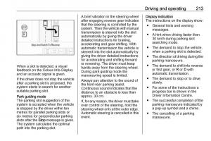 Opel-Insignia-B-owners-manual page 215 min