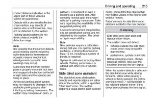 Opel-Insignia-B-owners-manual page 217 min