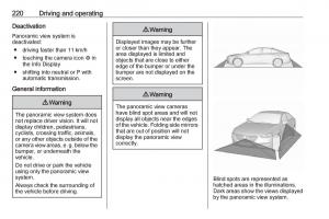 Opel-Insignia-B-owners-manual page 222 min