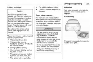 Opel-Insignia-B-owners-manual page 223 min