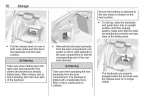 Opel-Insignia-B-owners-manual page 78 min