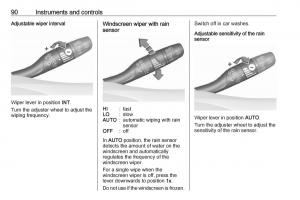 Opel-Insignia-B-owners-manual page 92 min