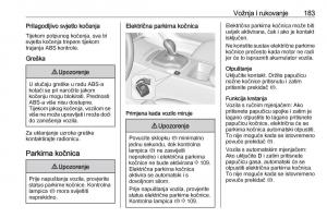 Opel-Insignia-B-vlasnicko-uputstvo page 185 min