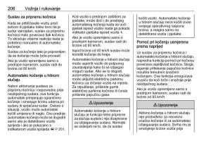 Opel-Insignia-B-vlasnicko-uputstvo page 208 min